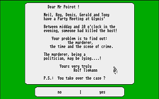 Hercules Poirot atari screenshot